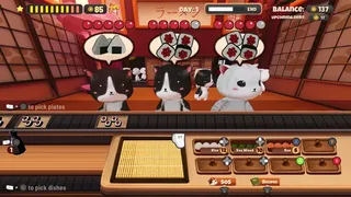 Скриншот 1 к игре Cats and Sushi
