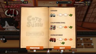 Скриншот 3 к игре Cats and Sushi