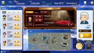 Скриншот 3 к игре Clicker Inc.～世代交代で目指す巨大企業～