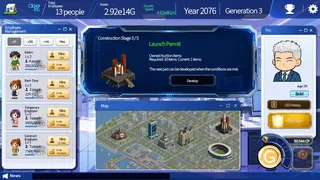 Скриншот 4 к игре Clicker Inc.～世代交代で目指す巨大企業～