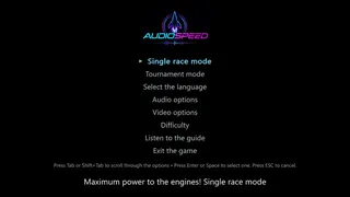 Скриншот 8 к игре Audiospeed