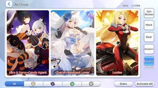 Скриншот 5 к игре Goddess of Fate: Waifu Strategy RPG