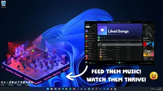 Скриншот 1 к игре Desktop Rave: Idle Audio Club