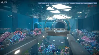 Скриншот 2 к игре Aquarist - стройте аквариумы, разводите рыбу, развивайте свой бизнес.