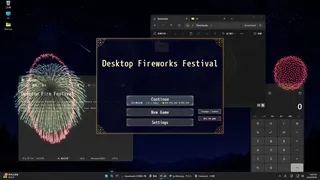 Скриншот 1 к игре デスクトップ花火大会