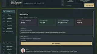 Скриншот 1 к игре Simple Football League Manager