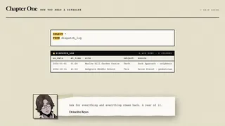 Скриншот 1 к игре Ghost in the SQL Data