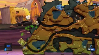 Скриншот 1 к игре Worms Revolution