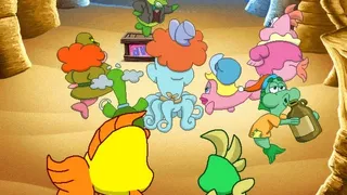 Скриншот 1 к игре Freddi Fish 5 featuring Mess Hall Mania: The Case of the Creature of Coral Cove