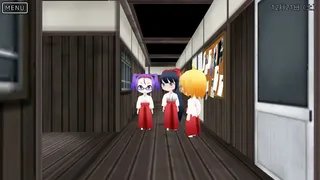 Скриншот 2 к игре Miko Gakkou Monogatari: Kaede Episode