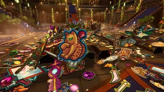 Скриншот 1 к игре Folded Fables: Tidy Up The Dragon Hoard