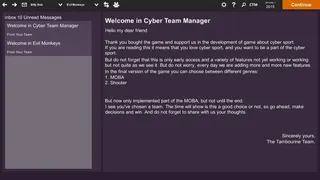 Скриншот 4 к игре Cyber Team Manager