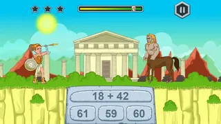 Скриншот 2 к игре Zeus vs Monsters - Math Game for kids