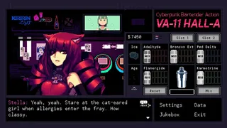 Скриншот 3 к игре VA-11 Hall-A: Cyberpunk Bartender Action