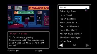 Скриншот 8 к игре VA-11 Hall-A: Cyberpunk Bartender Action