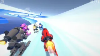 Скриншот 1 к игре Rocket Ski Racing