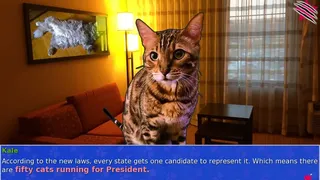 Скриншот 1 к игре Cat President ~A More Purrfect Union~