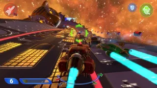 Скриншот 3 к игре Space Ribbon - Slipstream to the Extreme