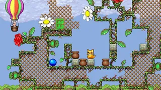 Скриншот 1 к игре Kitty Kitty Boing Boing: the Happy Adventure in Puzzle Garden!