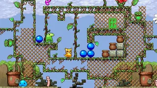Скриншот 4 к игре Kitty Kitty Boing Boing: the Happy Adventure in Puzzle Garden!