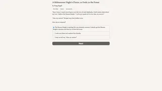 Скриншот 2 к игре A Midsummer Night's Choice