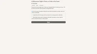 Скриншот 3 к игре A Midsummer Night's Choice