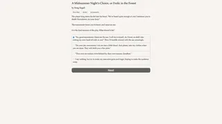 Скриншот 5 к игре A Midsummer Night's Choice