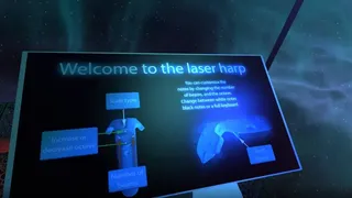 Скриншот 1 к игре VR Laser Harp