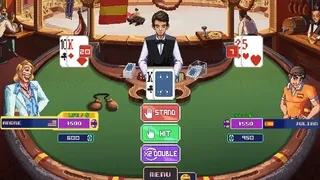 Скриншот 2 к игре Super Blackjack Battle 2 Turbo Edition - The Card Warriors