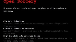 Скриншот 3 к игре Open Sorcery