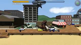 Скриншот 3 к игре Attack of the Giant Mutant Lizard