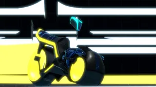 Скриншот 3 к игре Qbike: Cyberpunk Motorcycles