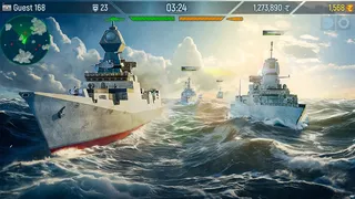 Скриншот 4 к игре Naval Armada: Морской бой, Боевые корабли