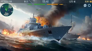 Скриншот 6 к игре Naval Armada: Морской бой, Боевые корабли