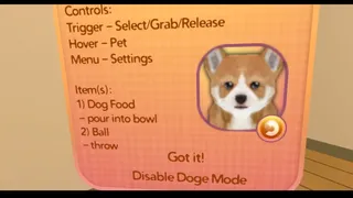 Скриншот 1 к игре Puppy Doge VR