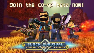 Скриншот 1 к игре Block Survival: Legend of the Lost Islands