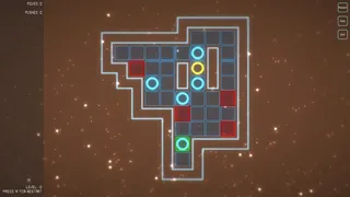 Скриншот 2 к игре Glowing Sokoban