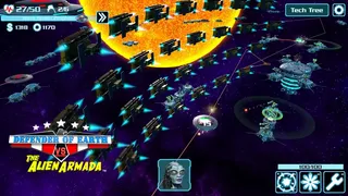 Скриншот 1 к игре DEFENDER OF EARTH VS THE ALIEN ARMADA