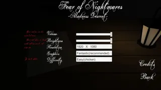 Скриншот 2 к игре Fear Of Nightmares: Madness Descent