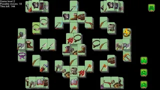 Скриншот 1 к игре Weapon and Armor: Mahjong