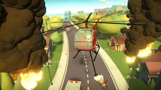 Скриншот 1 к игре Cats Fly Helicopters