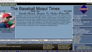 Скриншот 1 к игре Baseball Mogul 2018