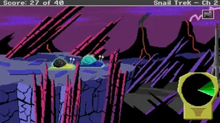Скриншот 1 к игре Snail Trek - Chapter 2: A Snail Of Two Worlds