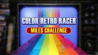 Скриншот 1 к игре FIRST STEAM GAME VHS - COLOR RETRO RACER : MILES CHALLENGE