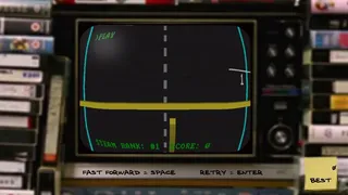 Скриншот 3 к игре FIRST STEAM GAME VHS - COLOR RETRO RACER : MILES CHALLENGE