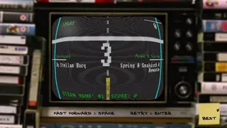 Скриншот 7 к игре FIRST STEAM GAME VHS - COLOR RETRO RACER : MILES CHALLENGE