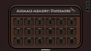 Скриншот 5 к игре Animals Memory: Dinosaurs
