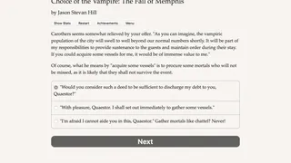 Скриншот 3 к игре Choice of the Vampire: The Fall of Memphis