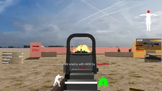 Скриншот 4 к игре Battleground Shooting Training 吃鸡枪法训练器