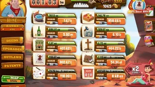 Скриншот 1 к игре Wild West Saga: Idle Tycoon Clicker